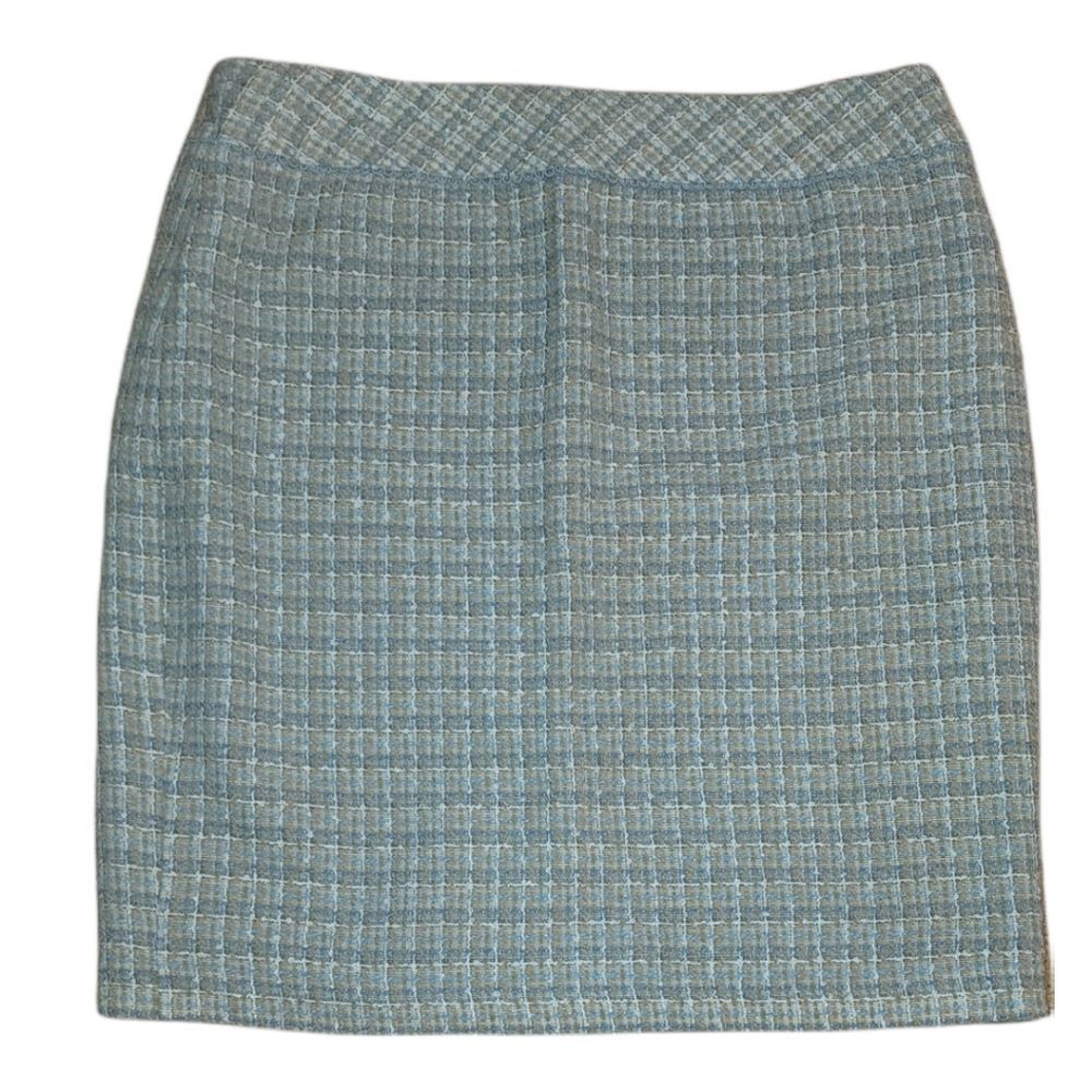 Tailor B. Moss Tweed Small Square Short Skirt Size 12.